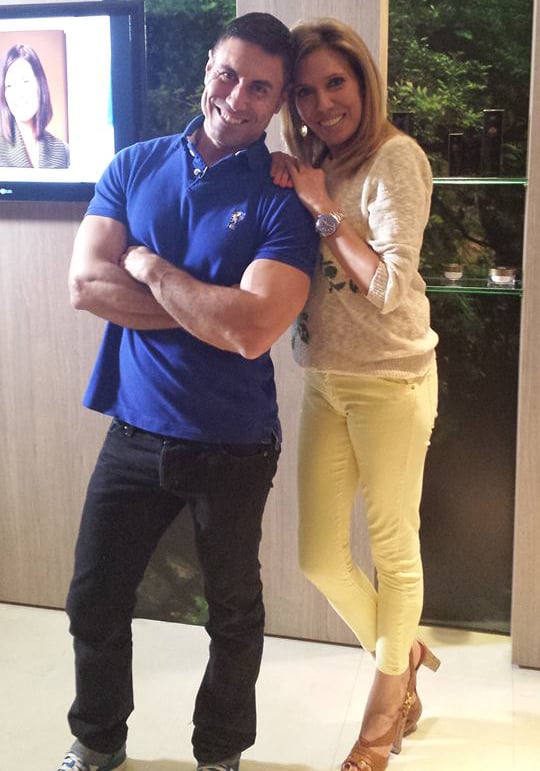 Maribel Yébenes con Miguel Ángel Nicolás